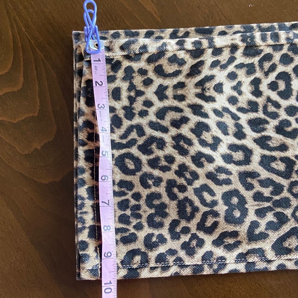 Telepatia Leopard Print Wide-Leg Pants, size 5/27. New with tags! Super cute! - Picture 11 of 14